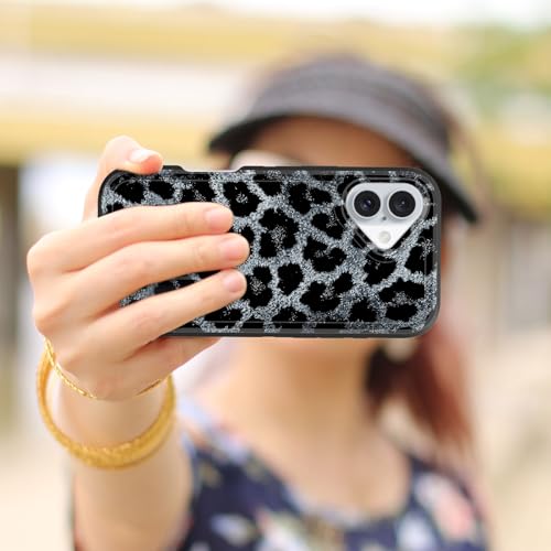 Coque iPhone 16 Plus léopard avec support pour vos voyages et vidéos