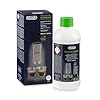 DeLonghi EcoDecalk Descaler DLSC500 5 Descaling Doses Coffee Machine Maintenance Accessory Plant Based Ingredients Bottle with 5 Doses 500ml