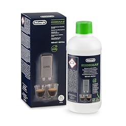 DeLonghi EcoDecalk Descaler DLSC500 5 Descaling Doses Coffee Machine Maintenance Accessory Plant Based Ingredients Bottle with 5 Doses 500ml