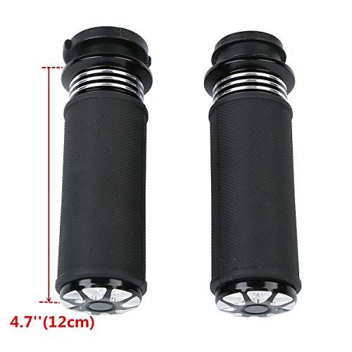 Tct-Motorparts Electric 1'' Handlebar Bar Hand Grips Fit For Harley Touring Road King Flhr Street Glide Flhx 2008-2023; Fat Boy 114 Flfbs Heritage Classic Flhc Softail Slim Flsl Street Bob #TOP2