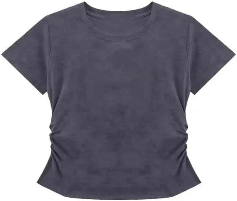 Women's Printed Tie-Dye Cotton Crew Neck Short Sleeve T-Shirt