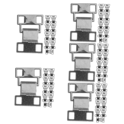 HAPINARY 50 Sets DIY Clothing Hooks Sufficient Pant Hooks for Sewing Garments Accessories Easy to Use and Eye Latch Set