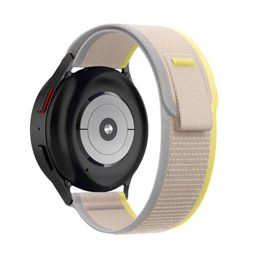 20mm 22mm �X�|�[�c�X�g���b�v APEX 2 Pro 46mm 42mm �u���X���b�g/PACE 3 2 �i�C�����g���C�����[�v�X�}�[�g�E�H�b�`�o���h���X�g�o���h�ƌ݊�������(Beige Yellow,20mm Watch)