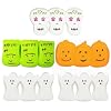 Halloween Marshmallow Assortment, Packs of 3, Sugar Skulls, Monsters, Pumpkins, and Ghosts (Pack of 5)