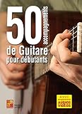  50 accompagnements de guitare pour débutants (1 Livre + 1 CD + 1 DVD)