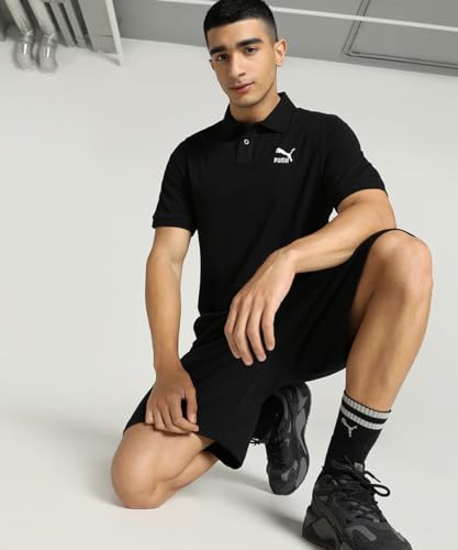 Image of Puma Men's Solid Regular Fit T-Shirt