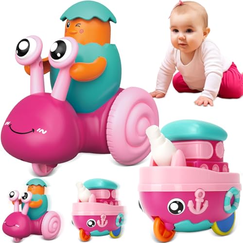 Toddler Girl Toys 1-2,Press to Go Car Toys for 1 Year Old Girls,Push Go Toy Car for Toddlers 1-3,Learning Baby toy 6-9-12-18 Months Infant Play...