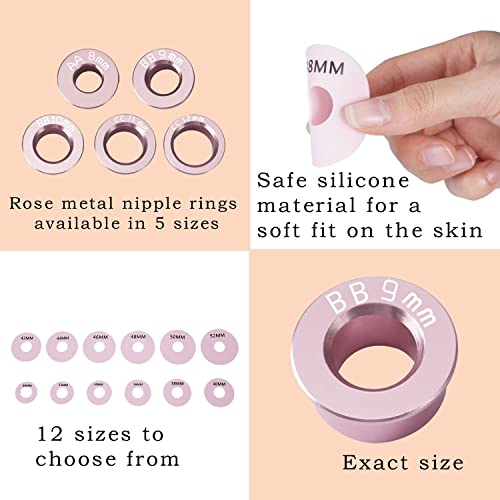 Ailico Areola 3D Areola Tattoo Measurements Set For Nipple Tattoo Breast Tattoos Training Scale Areola Ruler #TOP4