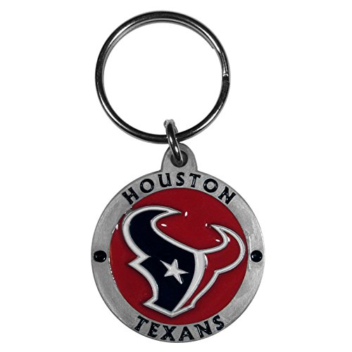 NFL Siskiyou Sports Fan Shop Houston Texans Carved Zinc Key Chain One Size Team Color