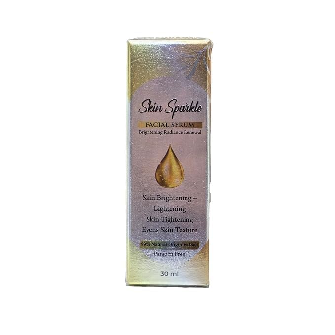 Image of Skin Sparkle Facial Serum for Glowing Skin | Brightening & Tightening Face Serum | Helps Improve Skin Texture | 99% Natural Ingredients | Paraben Free | 30ml