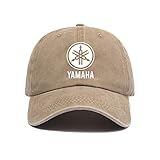 ギアス無地ベースボールキャップYA.MA.HA無地調整可能ベースボールキャップ、軽量通気性ソフト男性女性用-brown1