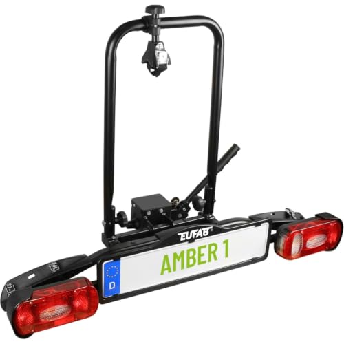 EUFAB 11559 Fahrradträger Amber 1, E-Bike geeignet, teilweise vormontiert, für 1 Fahrrad, für...