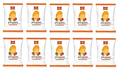 San Carlo Più gusto Passione Lot de 10 chips de pomme de terre salées 50 g