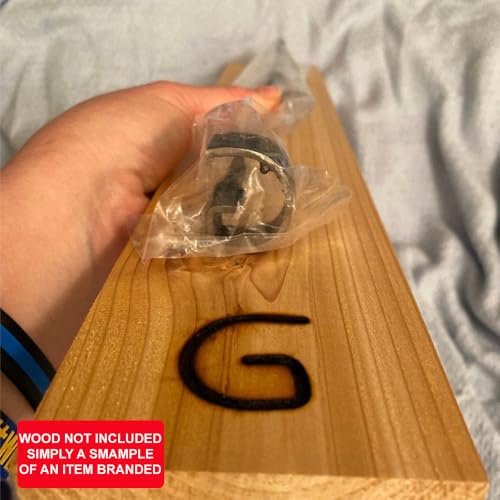 Marca para grabado en madera y carnes 12 pulgadas miniatura 3