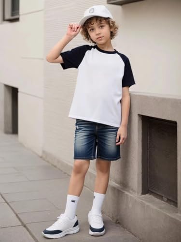 Image of Cadidi Dinos Boys Short Sleeve Shirt Kids Crewneck T-Shirts Top Girls Tee