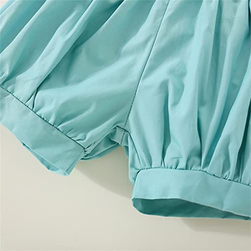 BILIKEYU Baby Toddler Girls Summer Clothes Bowknot Sleeveless Ruffle Tank Tops and Elastic Waist Baggy Leg4