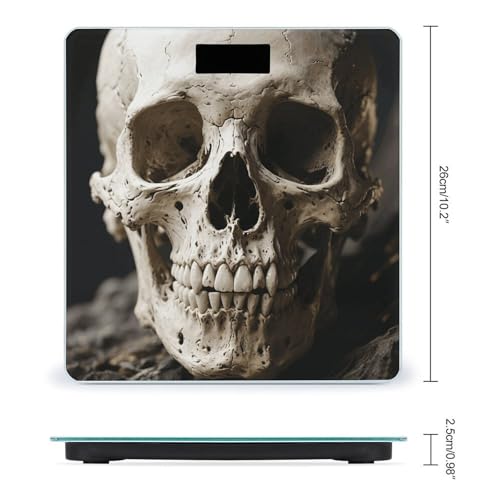 Báscula digital de baño con pantalla LCD y vidrio templado miniatura 2