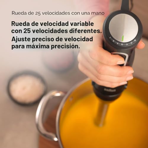 Batidora de mano Braun MultiQuick 5 ideal para preparar cremas finas y purés caseros 7