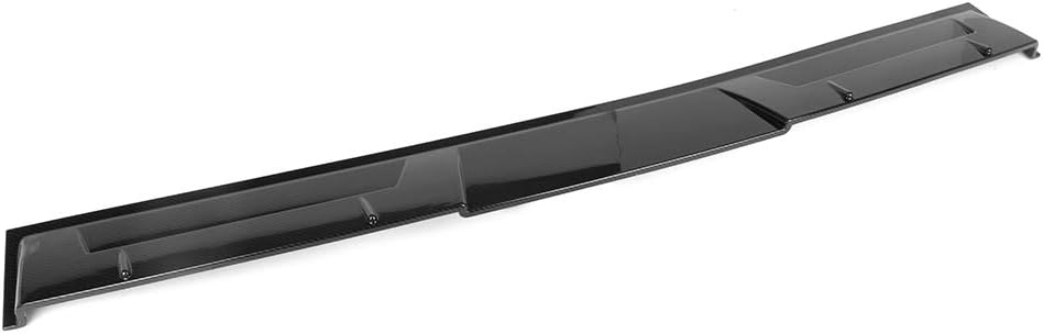 IKON MOTORSPORTS, Roof Spoiler Compatible with 2018-2022 Honda Accord, Ikon Style Carbon Fiber Print ABS Rear Trunk Wing Lid
