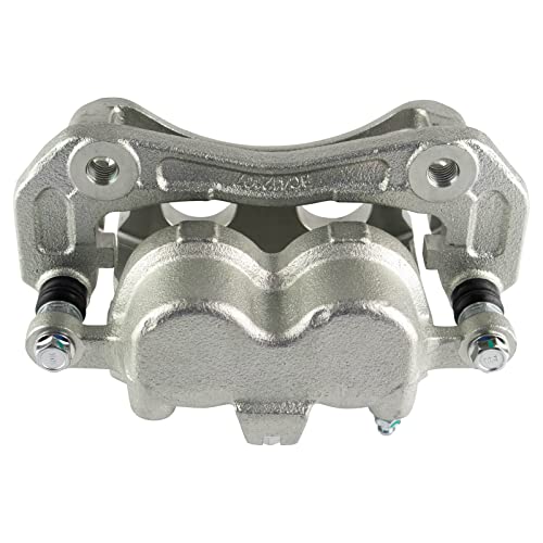 Image of TRQ Front and Rear Brake Caliper Set Zinc Coated Brackets Compatible with 2012-2015 Chevrolet Captiva Sport 2007-2009 Equinox 2007-2009 Pontiac Torrent 2008-2010 Saturn Vue