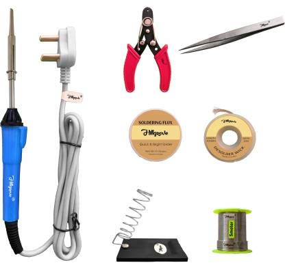 Hillgrove 7in1 Beginners 25W Soldering Iron Kit 25 W Simple (Flat, Conical Tip) (B07VNF822G) Amazon Price History, Amazon Price Tracker