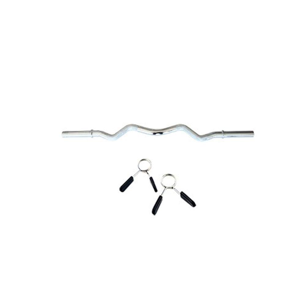 Softee Equipment 0024491 Barra Z Bíceps, Blanco, S