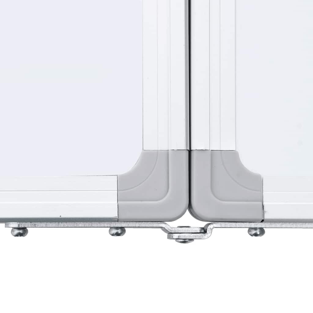 Generisch Magnetisches Whiteboard Klappbar 100x80x1,7 cm Aluminium,Bürobedarf,Präsentationsbedarf,Ausstellungstafeln-4005353