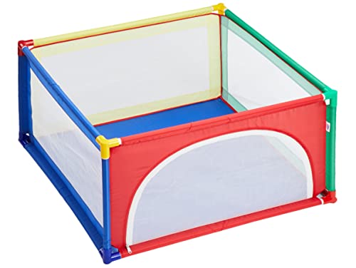 Amazon Brand – Jam & Honey Square Ball Pool (Without Balls) Multicolor