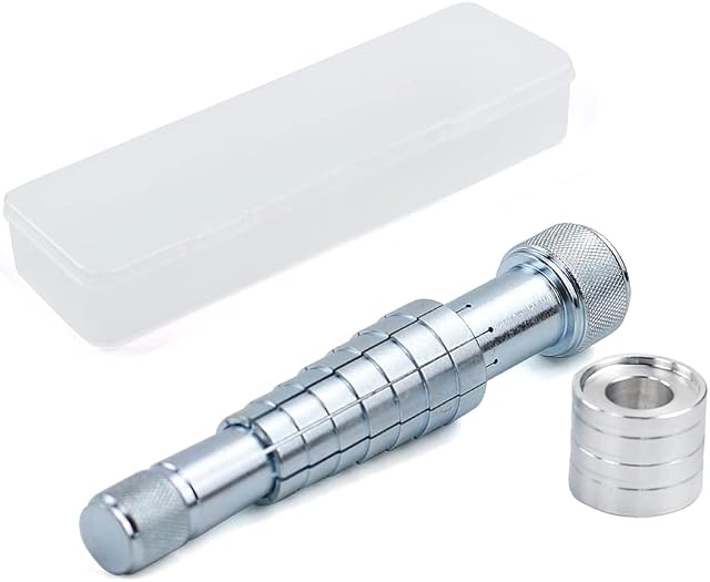 Ring Stretcher Finger Wedding Band Sizers- Dual Head Plastic and Rubber Hammer Metal Mallet for Jewelers