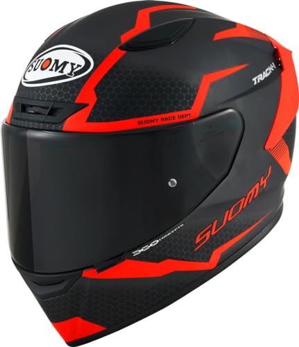 Suomy Track-1 Reaction 2023 Casco, nero/rosso, M (57/58)