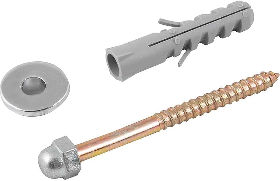 Vonder, Conjunto De Fixação Para Vaso Sanitário, 10 Mm, Latonado.