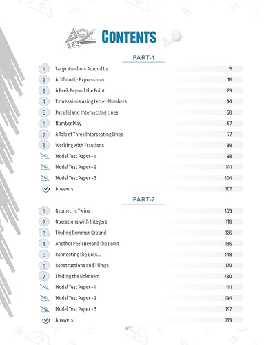 Image of Full Marks Mathematics Complete Study Material Class 7 | Based on New NCERT Textbook GANITA PRAKASH (Part-1 & 2) and CBSE Syllabus | Includes ... Papers and More | For March 2027 Examination