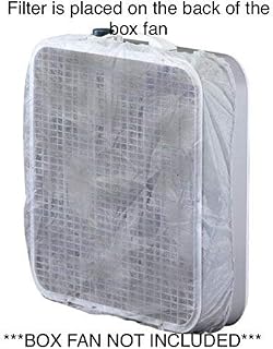 20" x 20" Microfiber Filters for Box Fans, 60 Day Filtration