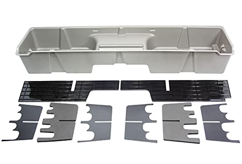 DU-HA Under Seat Storage Fits 99-07 Chevrolet GMC Silverado Sierra Extended Cab, Lt Gray, Part #10002