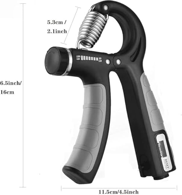 Hand Strengthener Grip 2 Pack, Hand Exercisers for Strength with Adjustable Resistance 10-130 Lbs,Hand Grip,Grip Strength Trainer for Muscle Building and Injury Recover