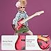 WINZZ EGM100 30 Inches Real Kids Electric Guitar with Beginner Kit, Right Handed (Gradient Pink)