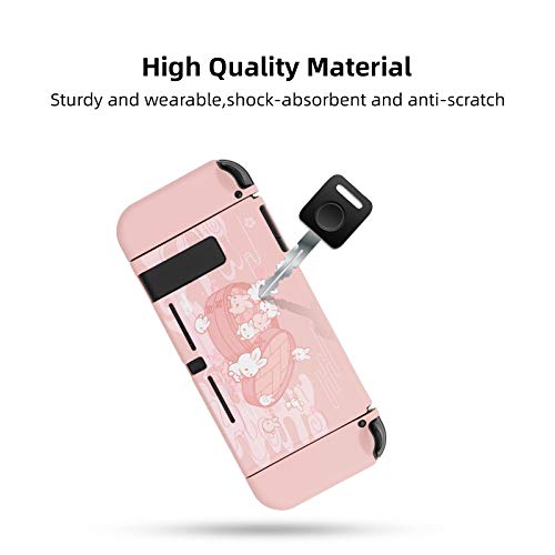 Geekshare Capa Protetora Para Switch, Capa Fina De Tpu Macia Compatível Com Console Nintendo Switch