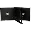 1 x CD DVD 4 way Jewel Cases 25mm for 4 Disc with Black Tray by Dragon Trading® #2