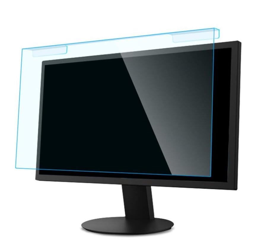 Luminexia 12-27 Pollici Computer Universale Filtro Anti Luce Blu,Pellicola Filtrante Anti-UV per la Protezione degli Occhi per Monitor& Desktop PC,Anti Affaticamento degli Occhi Protector,Rimovibile