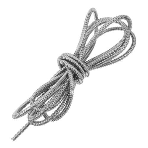 GAROZATION Tubo Flexible de Acero Inoxidable Resistente al Impacto y Desgaste 3 Metros para Protección de Cables y Dispositivos Adecuado para Cableado Exterior y Módulos PLC