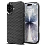 Spigen 【創業18年の技術力】 iPhone 17 ケース 米軍MIL規格 ストラップホール マット TPU 耐衝撃 リキッド・エア (マット・ブラック) ACS09977