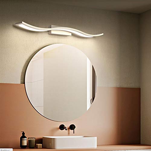 Applique murale moderne Nero de 40cm avec lumière blanche pour chevet décor et miroir