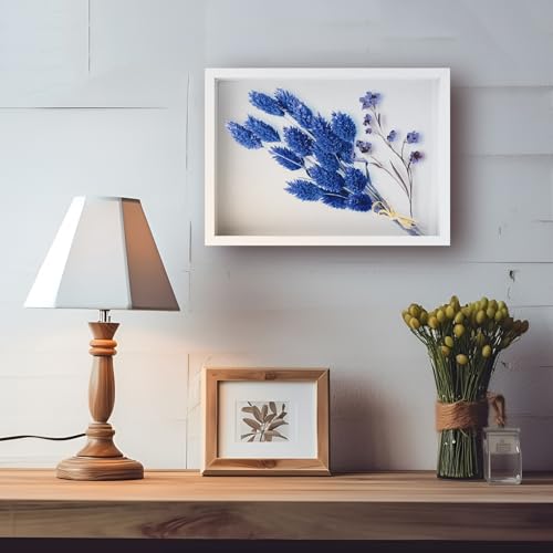 3D Bilderrahmen zum Befüllen, 3D A4 Bilderrahmen Tief zum Befüllen, 3,5cm Tiefer Objektrahmen mit Transparente Acrylplatte für Foto Medaillen Geschenke Trockenblumen Vitrine Rahmen, 21x29,7 cm