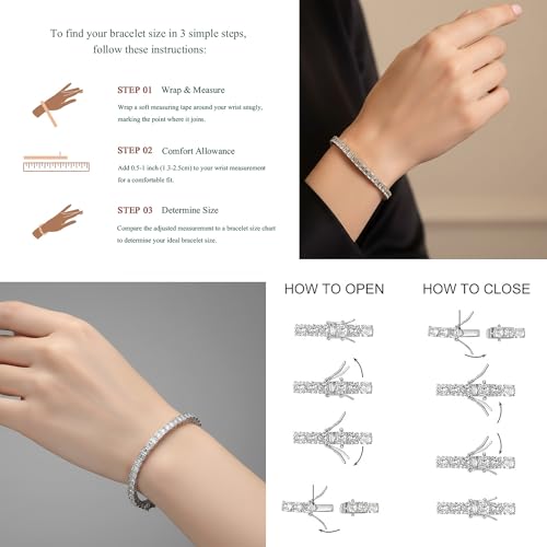 Save on MDFUN Dainty Tennis Bracelet - Now $14.39 - Image 2