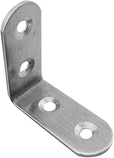 Bracket Fixed Bracket 20pcs Right Angle Bracket 90 Degree Right Angle Corner L-Type Corner Stainless Steel Fixing Corner Furniture Tablet Stand Fixed Angle Plate Bracket