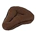 X AUTOHAUX Vélo Bicyclette Selle épaissie Siège Couverture Doux Coussin Peluche Marron