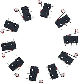 URBEST AC 250V 5A SPDT 1NO 1NC Momentary Hinge Roller Lever Micro Switches