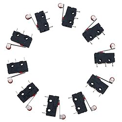 URBEST Hinge Lever 3 Pin Micro Switches (10pcs)