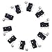 URBESTAC 250V 5A SPDT 1NO 1NC Momentary Hinge Roller Lever Micro Switches 3 Pins 10 Pcs