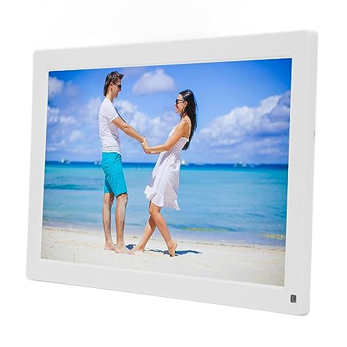 Digital Picture Frame, 15.6 Inch HD IPS Touch Screen Photo Frame Electronic, WiFi Digital Photo Frame with Intelligent Touchscreen, Wall Mountable Smart Photo Frame for Home (US